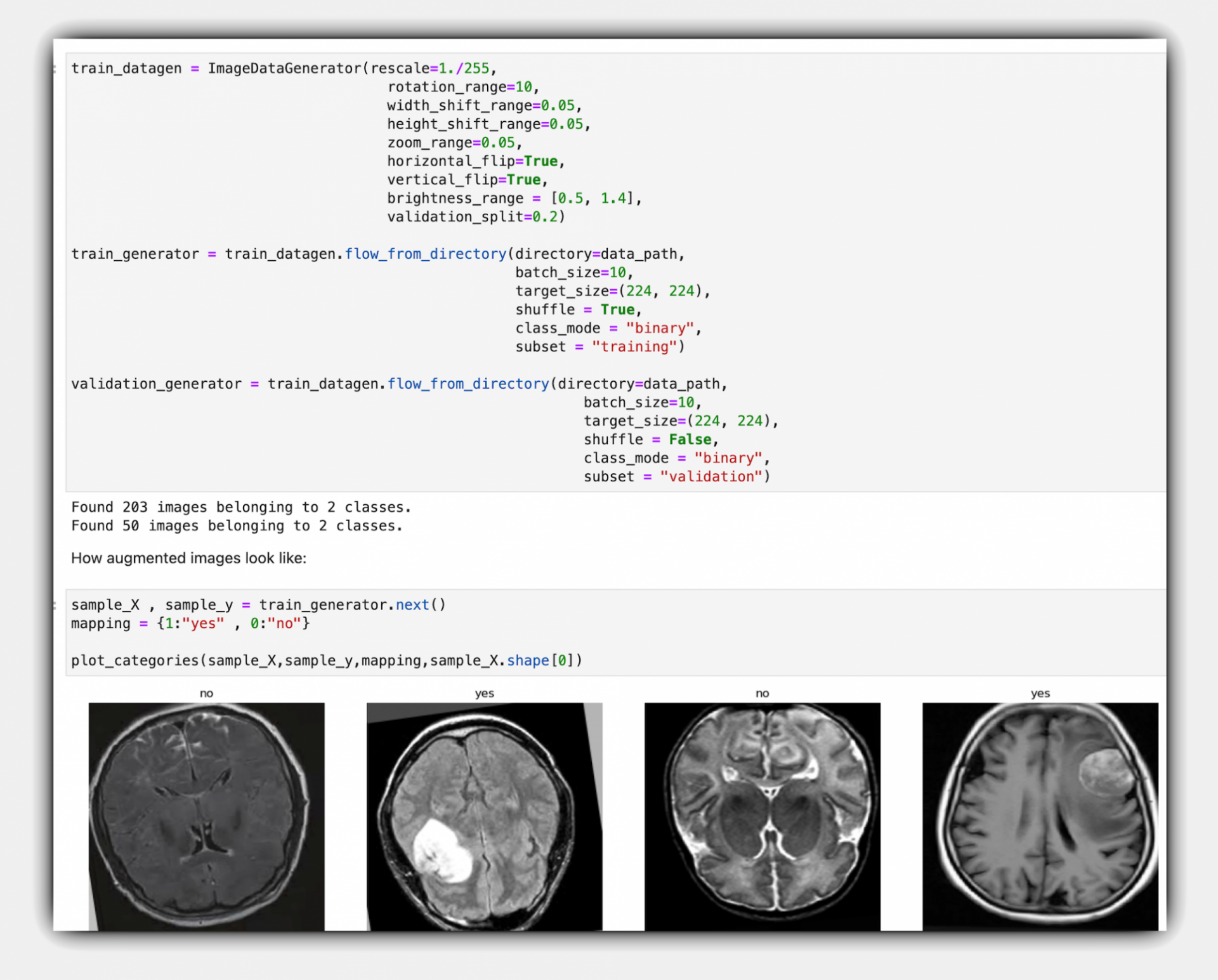 screenshot of jupyter notebook in redivis